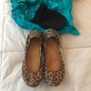 Tieks Leopard Ballet Flats Size 7
